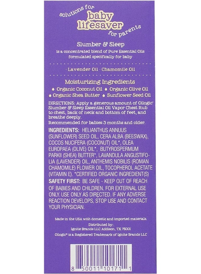 Oilogic Relaxing Vapor Chest Rub Stick, Slumber & Sleep - Image 3